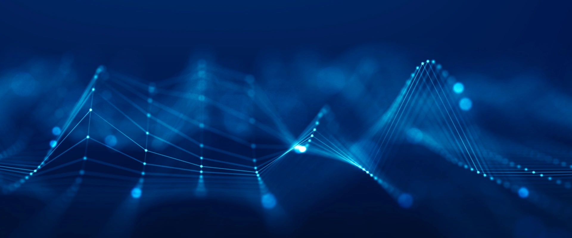 blue bouncing light background