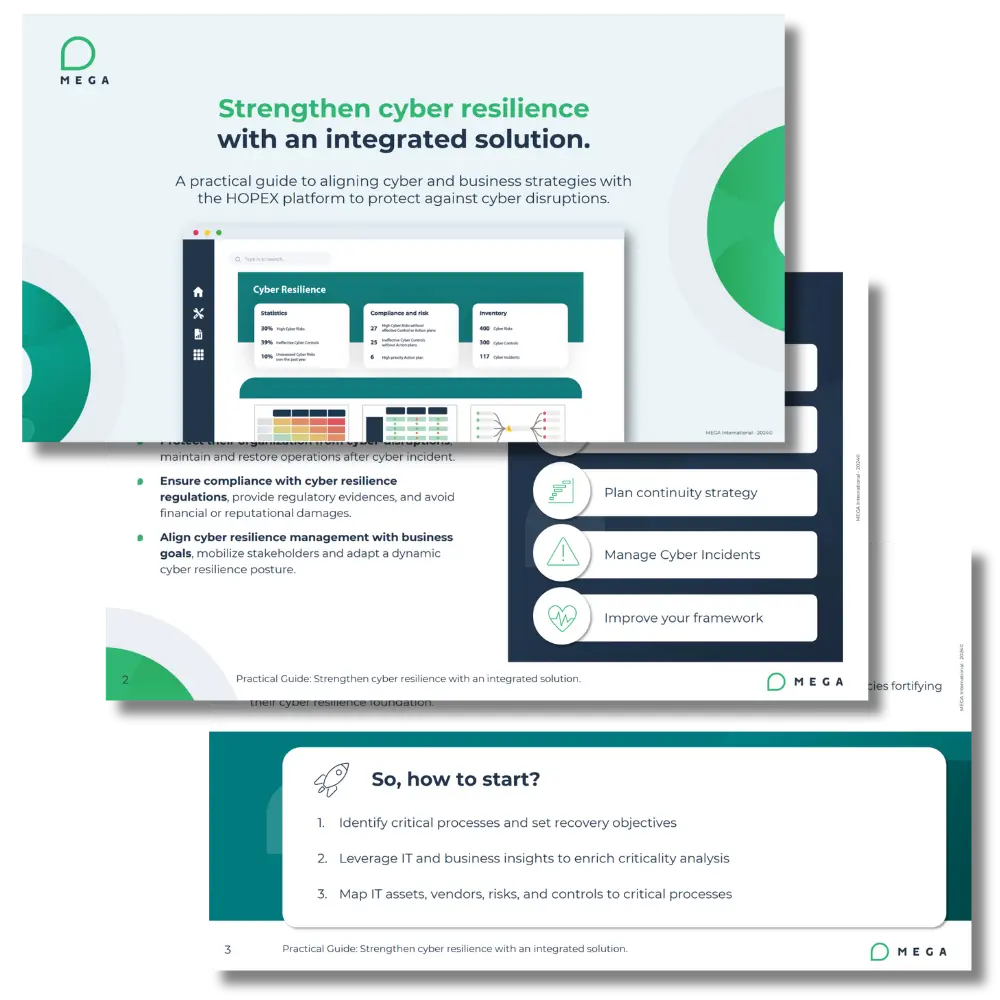 Practical Guide - Strengthen Cyber Resilience with HOPEX