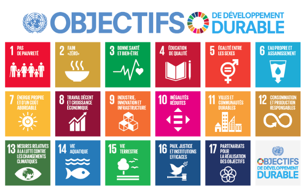 Poster des Objectifs de Développement Durable de l'ONU